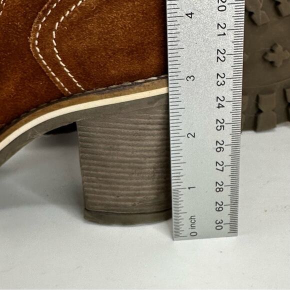 Tamaris Stacked Heel Fleece lined Suede Waterproof Winter Boots - Picture 8 of 13